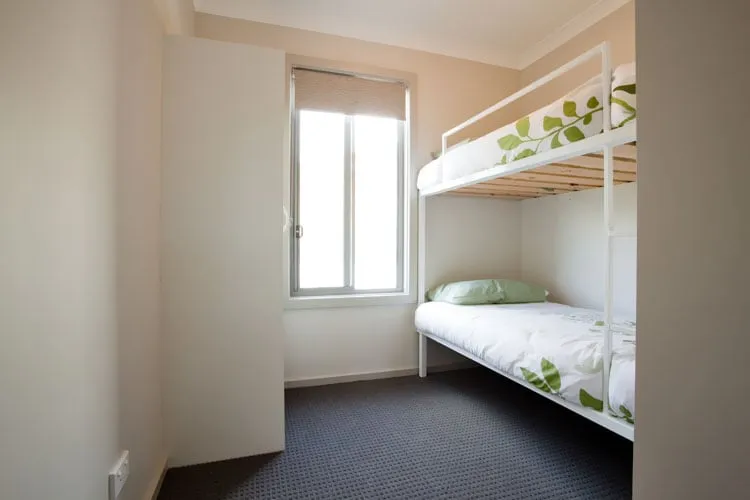 Second bedroom with bunk beds